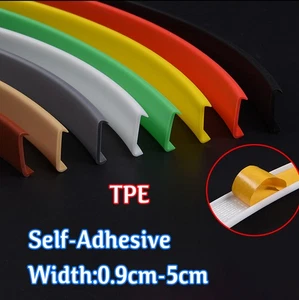 Cinta de cinta de borde autoadhesiva en forma de U para muebles madera armario tira de sellado - Imagen 1 de 8