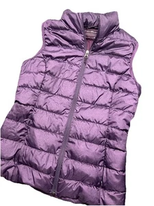 Eddie Bauer Weste Damen XS lila EB650 Daunen Puffer Wandern durchgehender Reißverschluss Camping gebraucht, in einwandfreiem Zustand - Bild 1 von 9