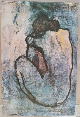 Pablo Picasso 复古海报艺术印花抽象人物 20 世纪 80 年代印花  — 第 1/4 张图片