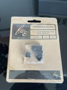 Black Alloy Triple MTB BMX Chainring Bolts - New - Picture 1 of 5
