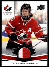 2014-15 Upper Deck Team Canada Juniors Base Jerseys Catherine Ward Canada #189