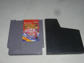 NINTENDO NES VIDEO GAME CARTRIDGE W COVER  DOUBLE DRAGON TRADEWEST CART