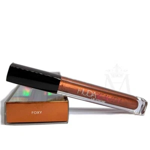 Huda Beauty Lip Strobe Metallic Lip Gloss Foxy ORIGINAL - Picture 1 of 4