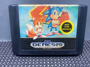 Sega Genesis Sonic 2 NOT FOR RESALE version TESTED CARTRIDGE ONLY