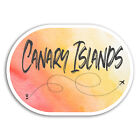 2 x 10cm Canary Islands Vinyl Stickers - Travel Sticker Laptop Luggage #18033