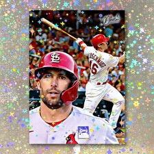 Paul Goldschmidt Holographic Diamond Player Sketch Card Limited 1/5 Dr. Dunk