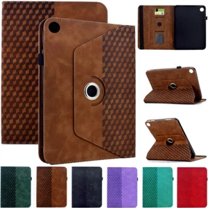 For Samsung Galaxy Tab A9 Plus S6 S9 FE S10+ Tablet Leather Rotating Case Cover - Picture 1 of 64