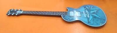 ⭐️⭐️⭐️⭐️⭐️ 2009 WowWee Paper Jamz Guitar Instant Rockstar - Blue Star - Image 1 of 4
