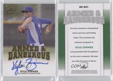 2012 Leaf Ultimate Draft Armed & Dangerous Gold /10 Kyle Zimmer #AD-KZ1 Auto