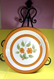 VTG Stangl Pottery Bittersweet Serving Bowl 7.75 inches Hand painted - Picture 1 of 4