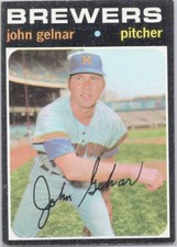 John Gelnar 1971 Topps #604 EX