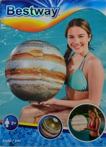 Water Polo Jupiter Explorer Glow Bestway 61cm 24" Ages 2 and Up LED Motion Light - Picture 1 of 3