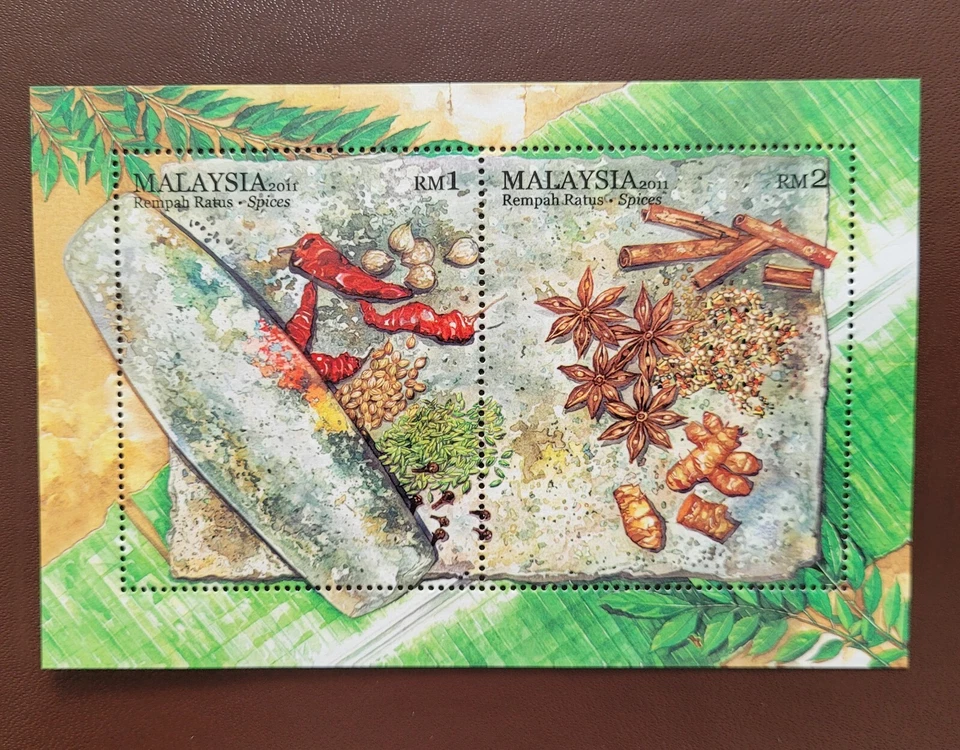Malaysia  2011 / Food & Cooking - Spices / 2v m/s - Image 1 of 1