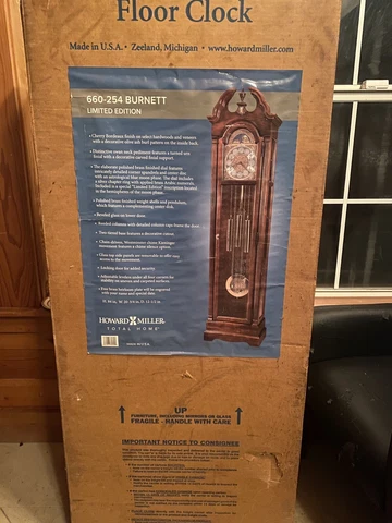 Howard Miller Grandfather Clock Cover