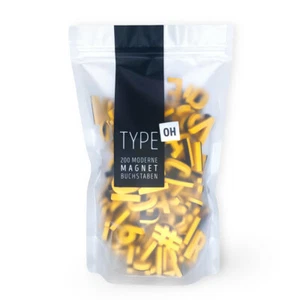 Set mit 200 Magnetbuchstaben, Kühlschrankmagnete, Magnet-ABC - Bild 1 von 95