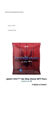 Spider-Man™: No Way Home NFT Packspiderman 包 #36626 of 90000。 AMC 限定 — 第 1/3 张图片