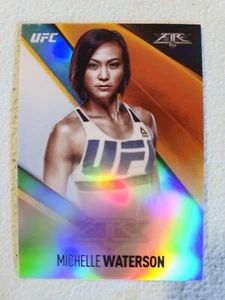 2017 Topps UFC Chrome Michelle Waterson Fire Insert Refractor Card /99 - Picture 1 of 3