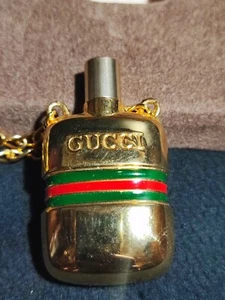 Gucci Porta Profumo Collana Vintage Originale - Foto 1 di 11