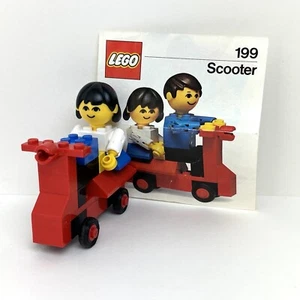 Lego Nº 1976 De Colección Scooter 199 con personas incompletas con manual de instrucciones - Imagen 1 de 10