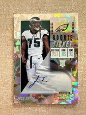 2018 Panini Contenders JOSH SWEAT Auto RC Cracked Ice /24 Rookie Ticket Eagles
