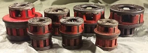 7 RIDGID PIPE THREADER DIE HEADS 1/8", 1/4", 3/8", 1/2", 3/4", 1" * 0-R/00-R/12R - Picture 1 of 10