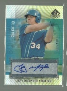 2004 SP Prospects Autograph Bonus #JM Joseph Metropoulos 323/400 (ref 80264)