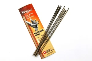 Scroll Saw Blades 5" Pegas Skip Reverse ##3-9. Pack of 1 doz(12 pcs) SWISS MADE - Picture 1 of 7