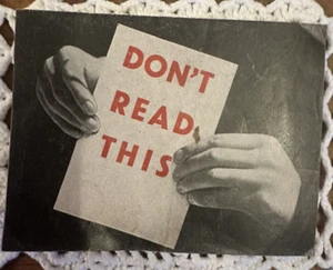 'Don't Read This If You Are ..' Victory Tract Club Religious Leaflet - Picture 1 of 8