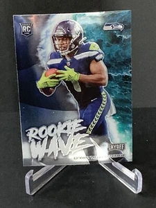 D'WAYNE ESKRDIGE 2021 PLAYOFF ROOKIE WAVE RC CARD RW-DE5 FOOTBALL INSERT - Picture 1 of 2
