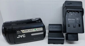 JVC Everio GZ-MS230BU with 2 Batteries and Charger **For Parts or Repair** - Picture 1 of 8