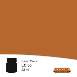 LIFECOLOR ACRYLIC COLOR LC65 - GLOSS TAN - 22ml - Picture 1 of 1