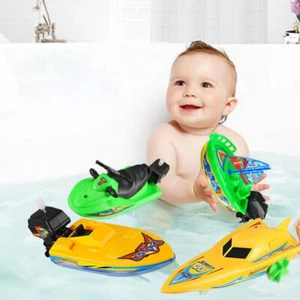 2tlg. Badespielzeug Boot Kinder Badewannenspielzeug Wasserspielzeug Badespaß - Bild 1 von 7