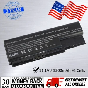 Laptop Battery For Acer Aspire 5310 5315 5710 5720 5920 6930 AS07B32 AS07B31 - Picture 1 of 13