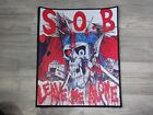 S.O.B Patch Backpatch Back Grindcore Extreme Noise Terror Unseen Terror Nails 66