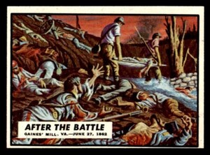 1962 Topps Civil War #24 After the Battle EX/MT *d7