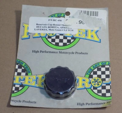 Tapa tapa depósito líquido embrague freno ProTek Billet Ducati 748 996 RC-450 Foto 1 de 3