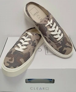 Dolce Vita Clear "Vanie" Camo Print Canvas Sneaker Mule Women's Size 7.5 NWB - Picture 1 of 11