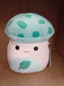 Kellytoys Squishmallow 8" Sydney the Mint Green Leaf Mushroom Plush - Picture 1 of 2