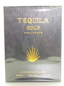 TEQUILA GOLD POUR HOMME Eau De Parfum 3.3 Fl.oz 100ml Spray BRAND NEW IN THE BOX - Picture 1 of 2