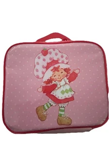 Fiambrera Strawberry Shortcake NUEVA CON ETIQUETAS Fiambrera de Lona Rosa NUEVA Bolsa de Almuerzo Bolso de Mano - Imagen 1 de 6