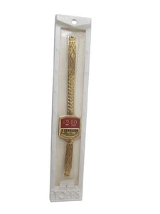 Topps NOS NIP Gold Tone Ring End Vintage Extension TIMEX Watch Band Ladies 2542 - Picture 1 of 7