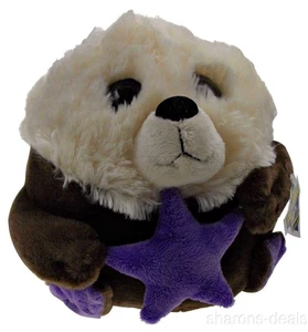Sea World Otter 9 Zoll Streichelzoo Plüschtier Stofftier Puppe Kinder Geschenk NEU - Bild 1 von 4