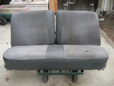 Chevy 1955 1956 2 puertas banco delantero dividido orugas-asiento manual ajustadores deslizantes Foto 1 de 4