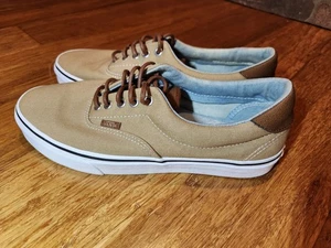 Vans ERA 59 Canvas Leather Acid Denim Lace-Up Skate Shoe Men 10 - Picture 1 of 15