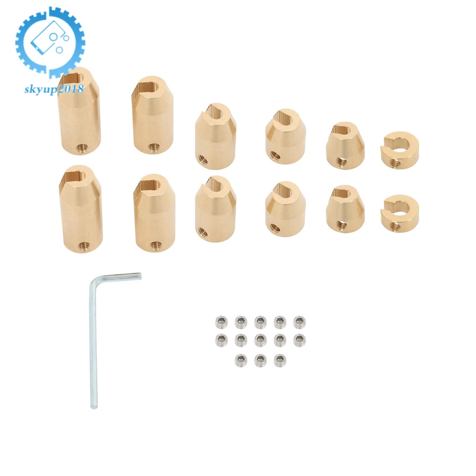 Paquete de 12 pesas de equilibrio de radios de rueda de latón reutilizables universales para motocicleta Foto 1 de 4