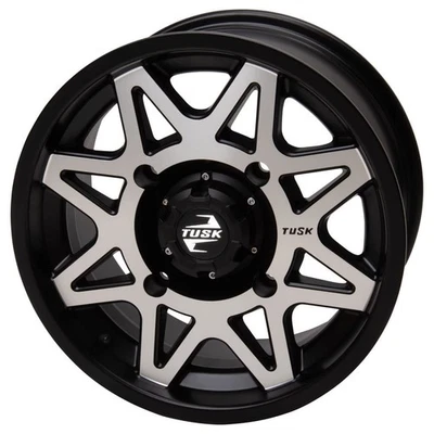 Rueda 4/156 Tusk Tintic 14x7 5.0 + 2.0 mecanizada/negra para Polaris DIESEL 455 4X4 Foto 1 de 4
