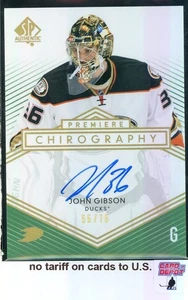 2014-15 SP Authentic Premier Chirography #PCGI John Gibson 55/75 - Picture 1 of 2