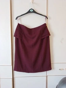 F & F Burgundy Skirt Size 14 - Picture 1 of 5