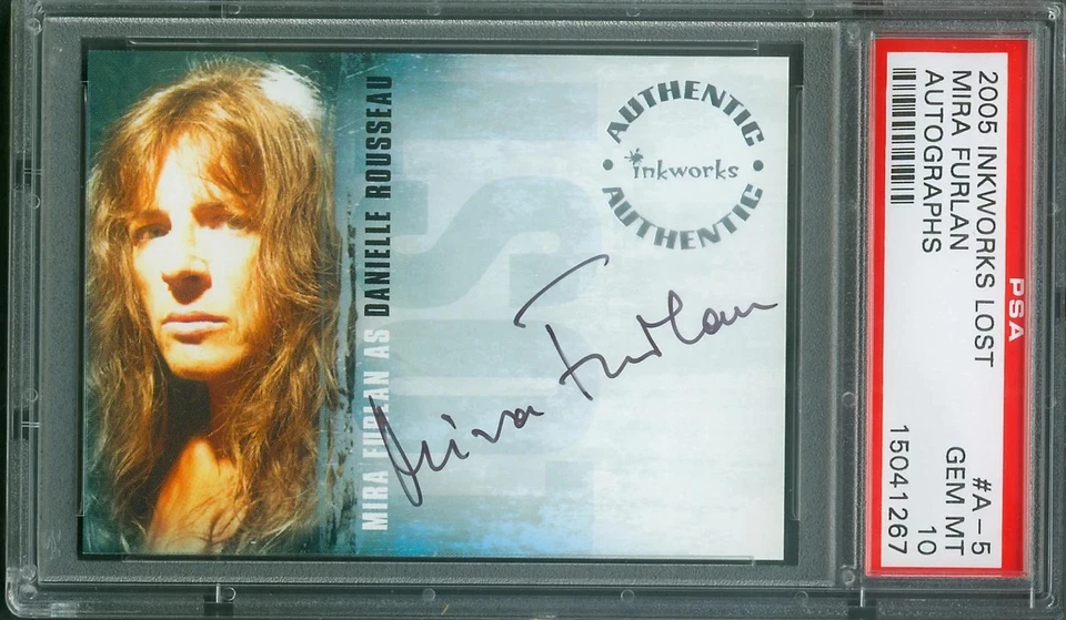 ✨ PSA 10 2005 LOST MIRA FURLAN DANIELLE AUTÓGRAFO AUTOGRAFADO CARTÃO AUTOMÁTICO A5 TINTEIROS - Imagem 1 de 1