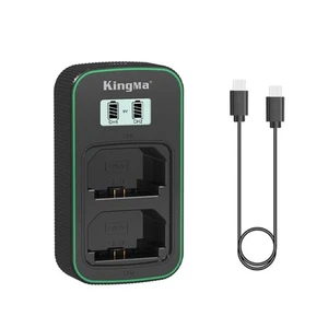 NPFZ100 Battery Charger Set Double Charger with LCD Screen Cable for A7M3 - Picture 1 of 8